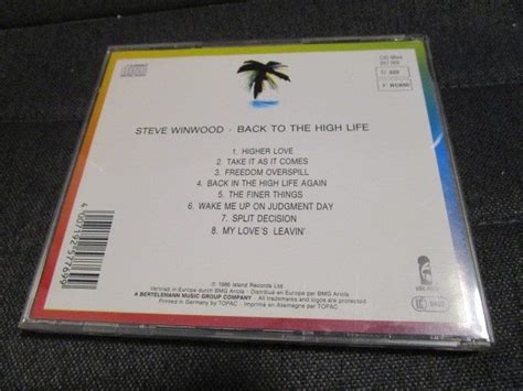 Steve Winwood Back To The High Life CD Kaufen Auf Ricardo