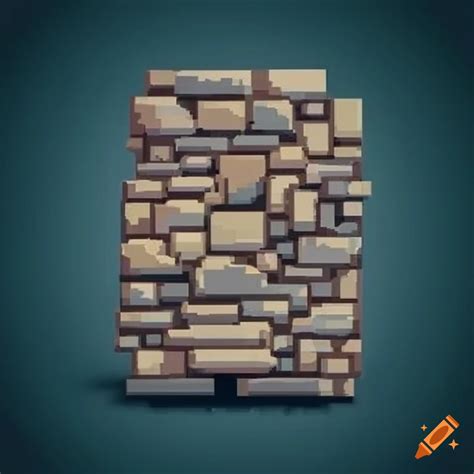 Pixel Art Of A Stone Wall On Craiyon