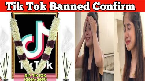 Tik Tok Banned Confirm Tik Tok Banned In India Tik Tok Vs Youtube