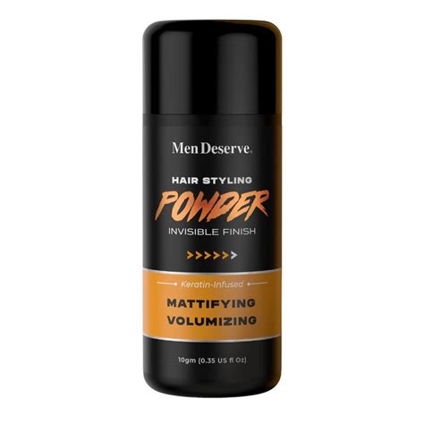 Buy Men Deserve Hair Styling Powder For Strong Hold Online