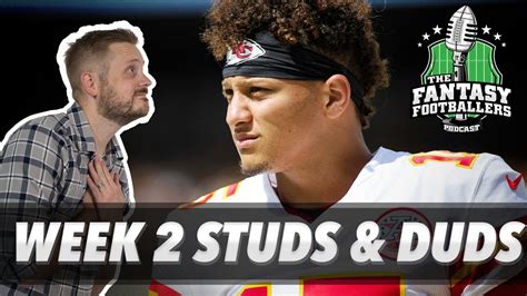 Fantasy Football 2018 Week 2 Studs And Duds Rising Stars Mahomes