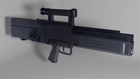 Heckler Koch G11 Prototype Assault Rifle free VR / AR / low-poly 3D model | CGTrader