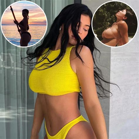 Kylie Jenners Most Iconic Bikini Moments Over The Years See Photos Of