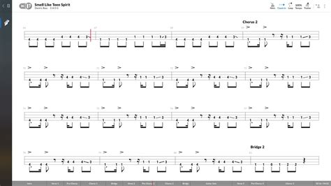 Nirvana Smell Like Teen Spirit BASS TAB PLAY ALONG YouTube