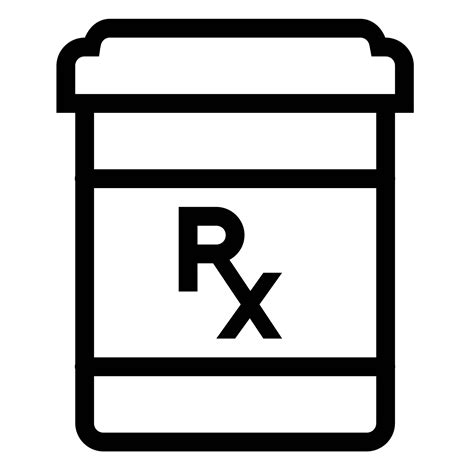 Pill Bottle Vector At Getdrawings Free Download