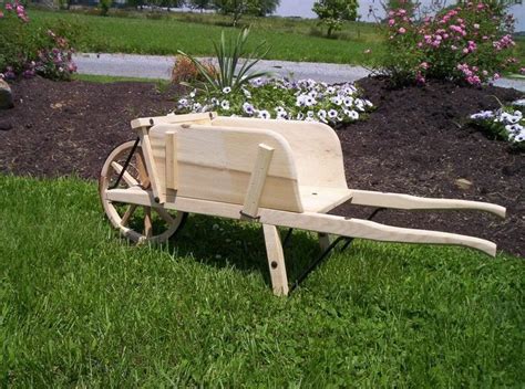 Amish Old Fashioned Wheelbarrow Small Premium Wheelbarrow Rustic Wheelbarrows Antique