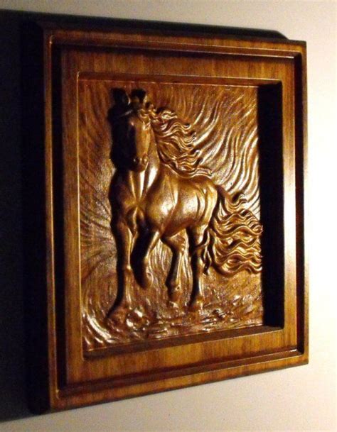 Horse Wood Carving...beautiful | Wood art, Wood carving, Art carved