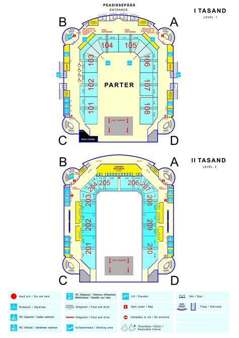 Seating Information Unibet Arena