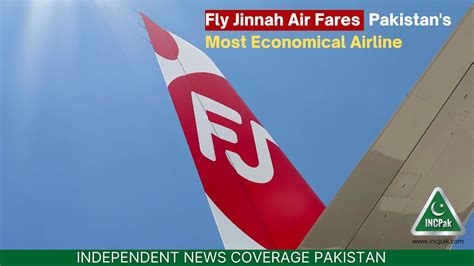 Fly Jinnah Air Fares - Pakistan's Most Economical Airline - INCPak