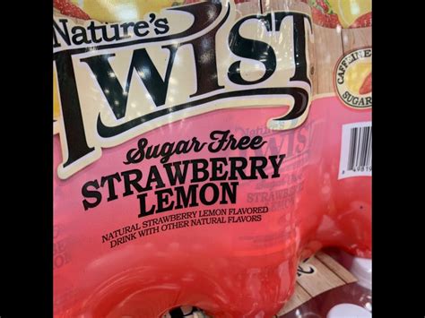 Natures Twist Natures Twist Sugar Free Strawberry Lemon 24 Pack 16