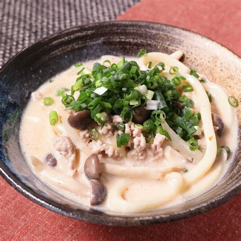 ねぎたっぷり豆乳タンタンうどん 作り方・レシピ クラシル