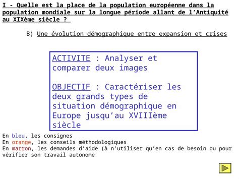 PPT I Quelle est la place de la population européenne dans la