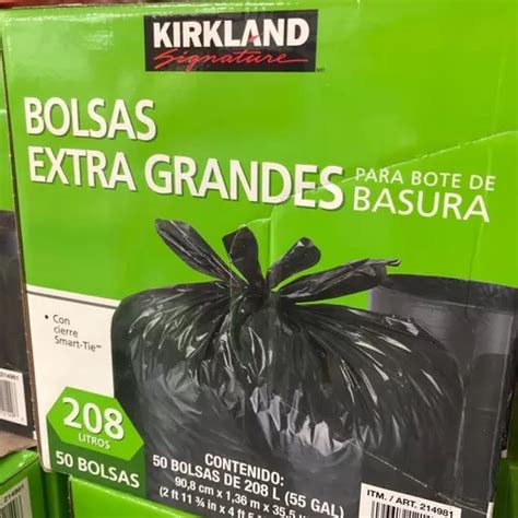 Bolsas Para Basura Negras De Lt Kirkland Signature Env O Gratis