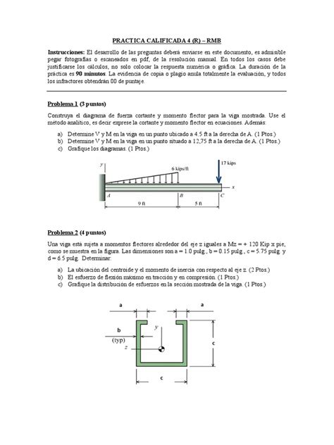 Análisis De Vigas Sometidas A Cargas Mecánicas Pdf