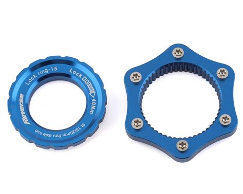 Reverse Components Centerlock To 6 Bolt Rotor Adapter Blue