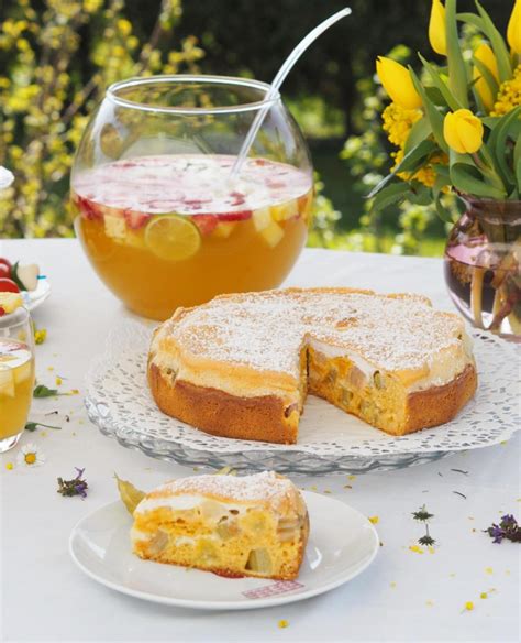 Schneller Rhabarberkuchen Mit Baiserhaube Wiewowasistgut