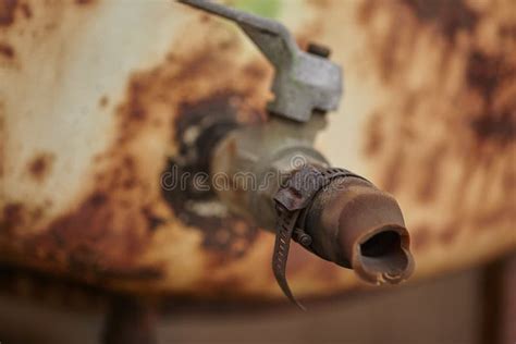 Old Rusty Faucet Corroded By Weather 2 Stock Image Image Of Closed