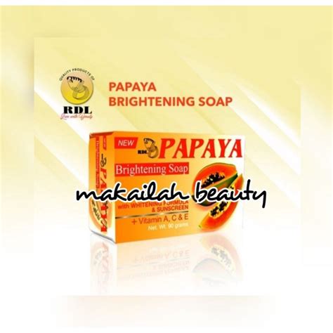 Jual Rdl Papaya Soap Original Sabun Papaya Rdl Original Shopee