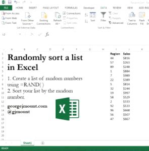 Randomly Sort A List In Excel Stringfest Analytics