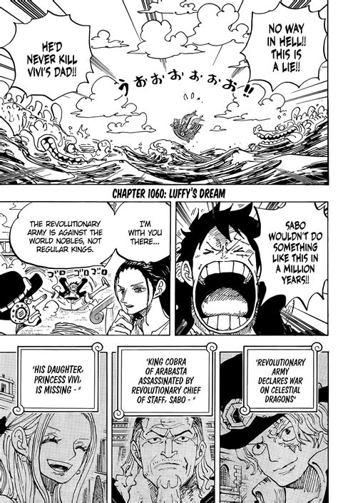 One Piece Chapter 1060 One Piece Manga Online