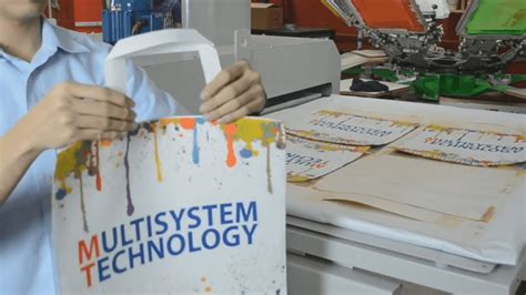 Heat Transfer Full Printing Tote Bag Non Woven Bags By Sublimation Youtube