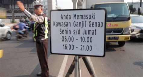 Ganjil Genap Di Jakarta Ditiadakan Selama Hari Libur Lebaran Mulai