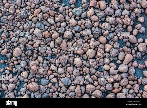 Red Expanded Clay Aggregate For Abstract Background Stock Photo Alamy