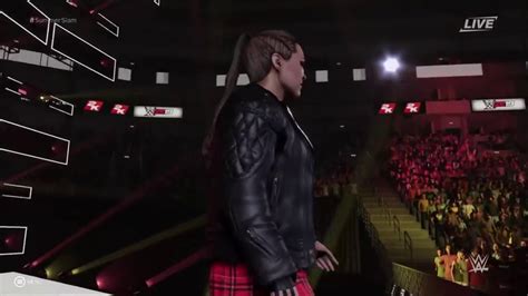 Wwe 2k19 Ronda Rousey Entrance Video Youtube