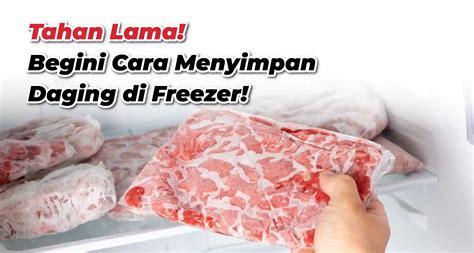 Tahan Lama Begini Cara Menyimpan Daging Sapi Di Freezer