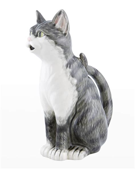 Bordallo Pinheiro Cat Pitcher Horchow