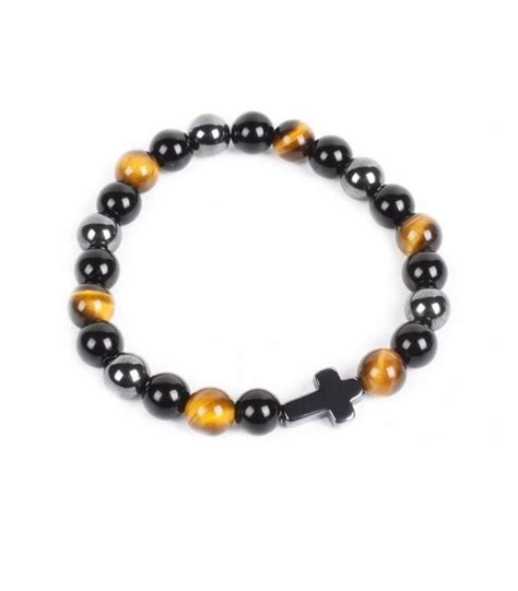 Pulsera Ojo De Tigre Bolas Ajustable Shambala Tierradegemas