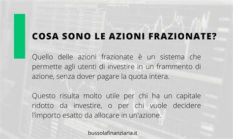 Azioni Frazionate Migliori Broker Per Comprare Frazioni Di Azioni