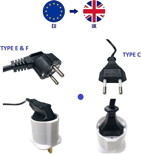 Gadgets Hut Uk X Schuko Style Socket European Pin To Uk Pin Ac