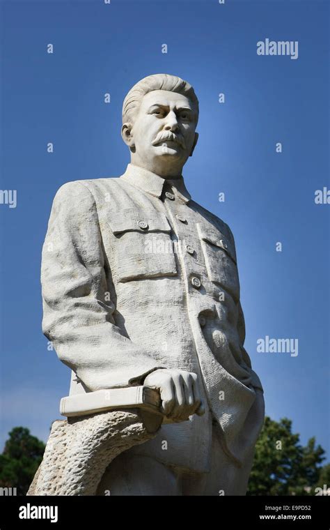 Statue of Joseph Stalin in the Stalin Museum,Gori,Georgia,Asia,Europe ...