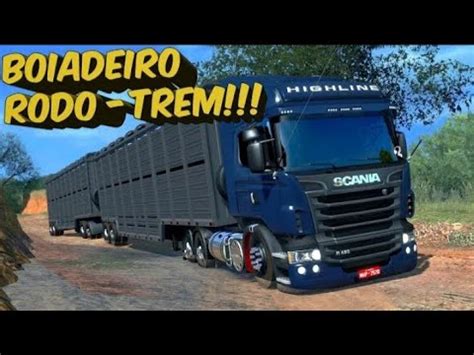 Scania R No Rodo Trem Boiadeira Ets Youtube