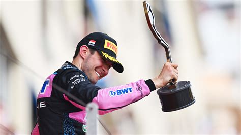 Delighted Ocon On A Cloud As Alpine Claim First Podium Since In