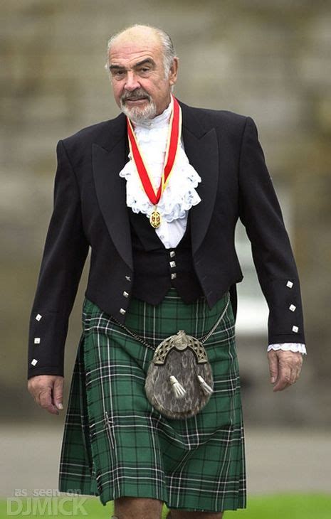 Sir Sean Connery In Full Highland Dress Kilt Sean Connery Men In Kilts