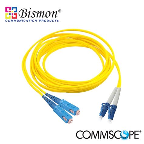 Sc Lc Patch Cord Duplex Meters Single Mode Um Commscope Bismon