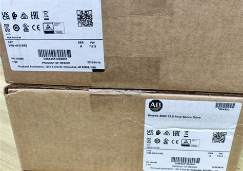 New Sealed Allen Bradley 2198 H015 ERS A Kinetix 5500 Servo Drive 12 5A