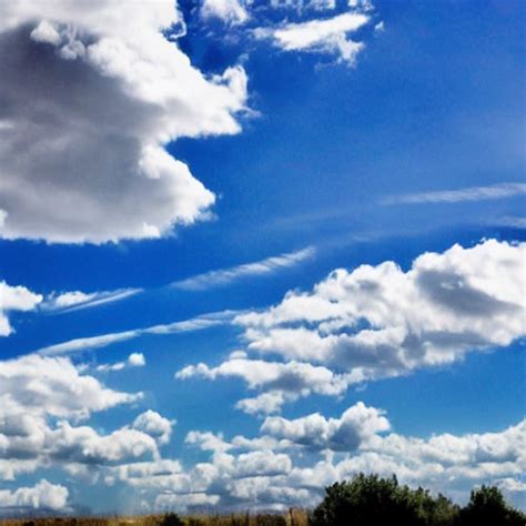 Prompthunt Puffy Blue Sky And Puffy White Clouds In Shape Of Virgin