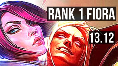 Fiora Vs Vladimir Top Rank 1 Fiora Godlike 300 Games Tr