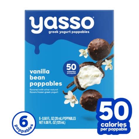 Yasso Frozen Greek Yogurt Vanilla Bean Poppables 6 Ct Pick ‘n Save