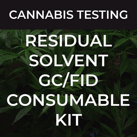 New Residual Solvent Gc Fid Consumable Kit Labs Arena