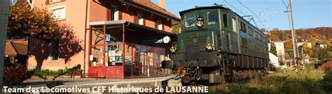 Liens Historic Team Des Locomotives CFF Historiques De LAUSANNE