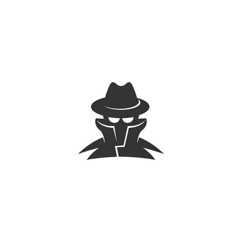 Secret Agent Icon Logo Design 11862565 Vector Art At Vecteezy