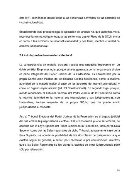 Ejemplos De Jurisprudencia Por Reiteracion De Criterios En Materia