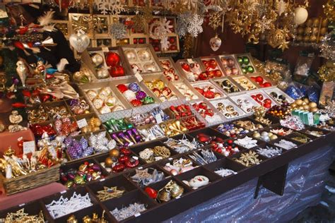 Christmas Market Stall Stock Image - Image: 19316631