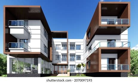 3 Storey Apartment Building Design