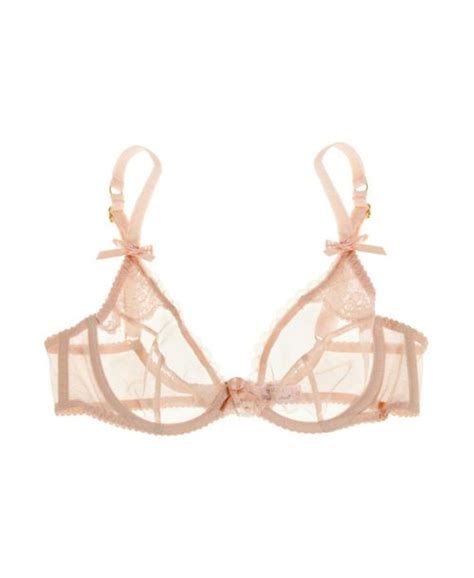 Agent Provocateur Sheer Lace Lingerie Transparent Lingerie Pink Lace