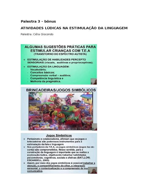 PDF Atividades Lúdicas Na Estimulação Da Linguagem DOKUMEN TIPS